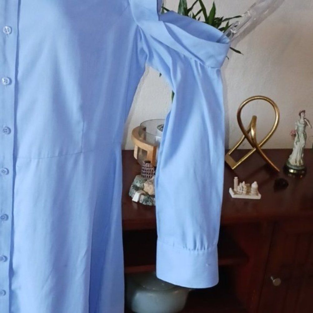 BCBGMAXAZRIA MID BLUE Women's DRESS SIZE S - Picture 9 of 11